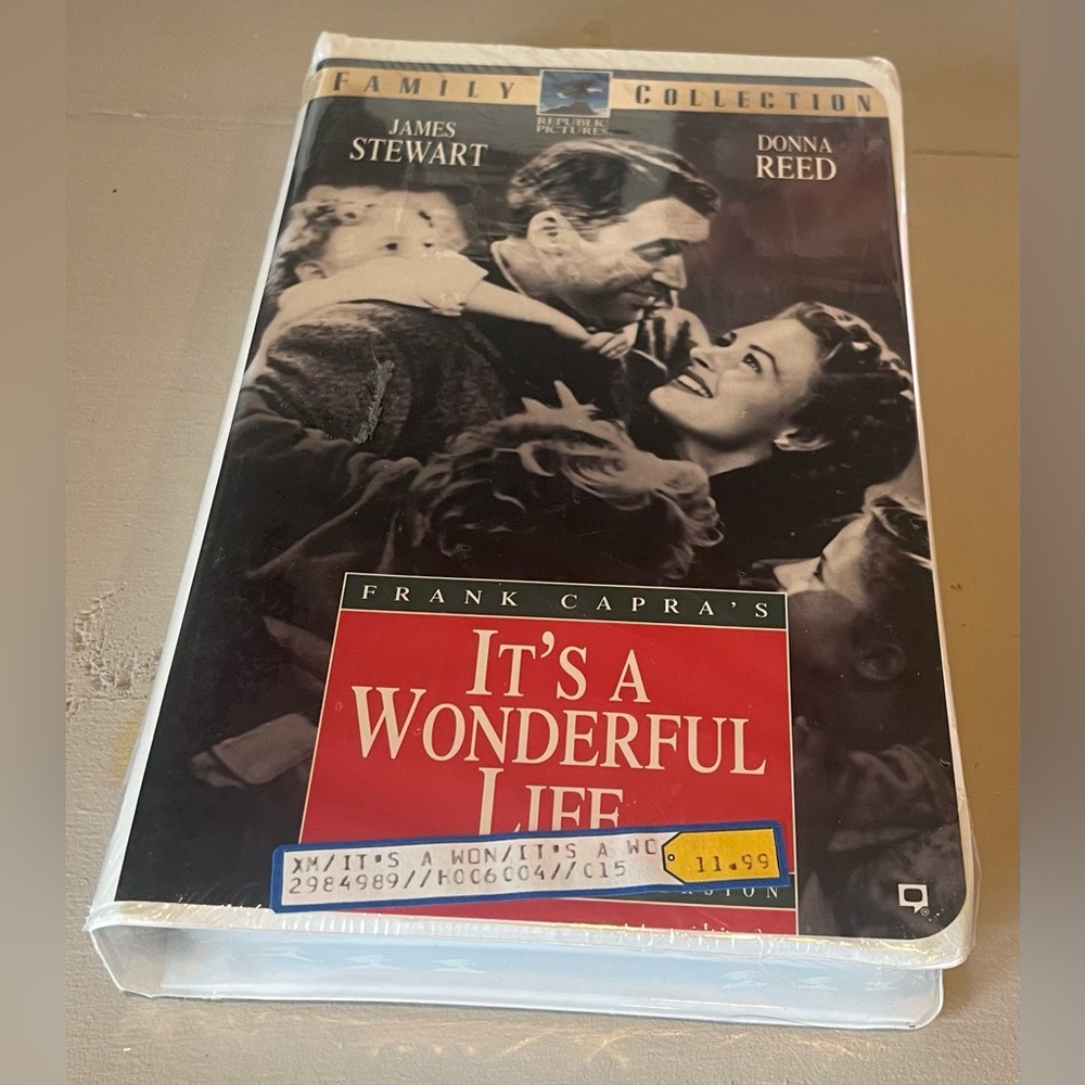 Vintage Best Buy It’s A Wonderful Life VHS New In Plastic Collectors Item